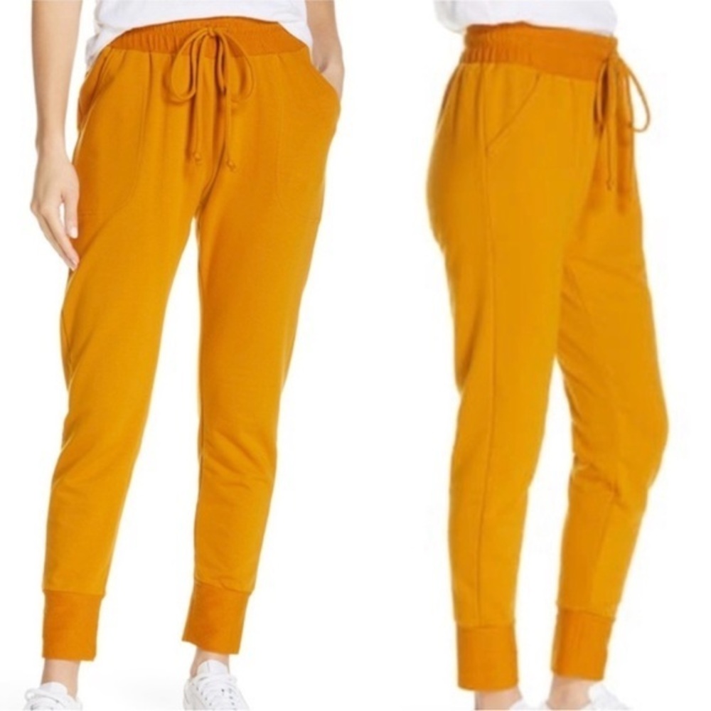FP MOVEMENT L Sunny Skinny Sweatpants in Orange-y Rust Color